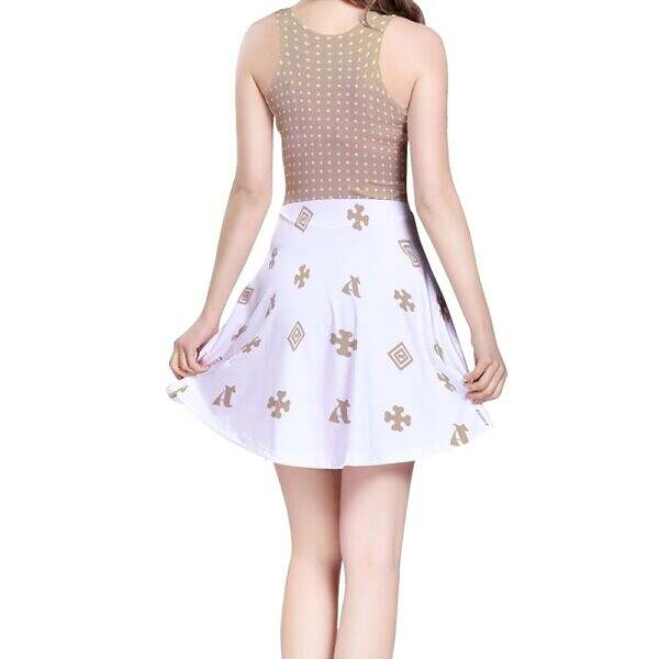 ADpld™ Sleeveless Midi Skater Dress - Image 3