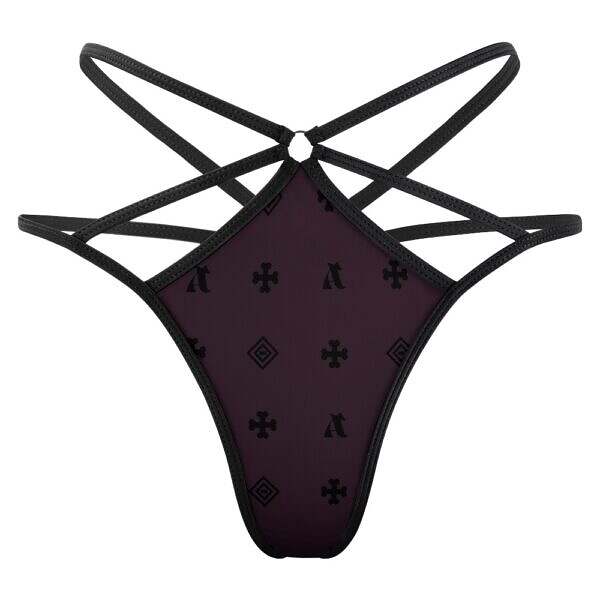 Looped Cross-Strap Thong - Image 43