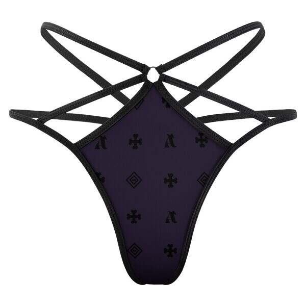 Looped Cross-Strap Thong - Image 38