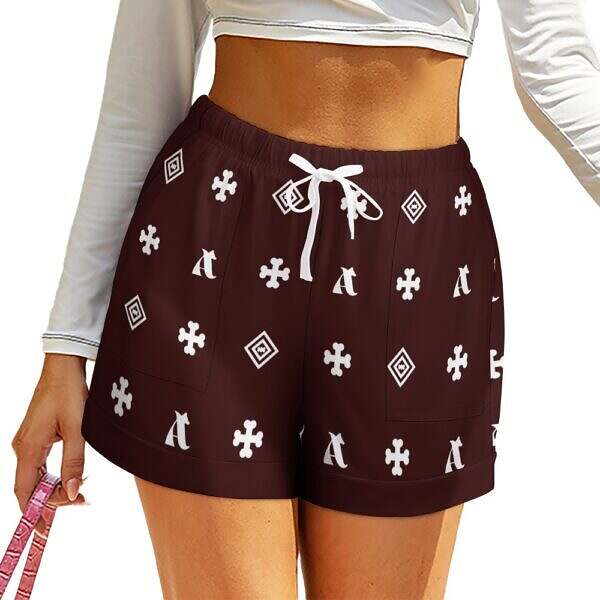 ADpld™ High Waist Loose Fit Elastic Waist Shorts