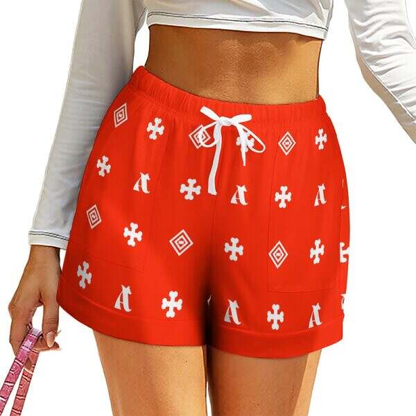 ADpld™ High Waist Loose Fit Elastic Waist Shorts - Image 31