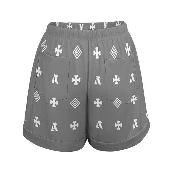ADpld™ High Waist Loose Fit Elastic Waist Shorts - Image 18