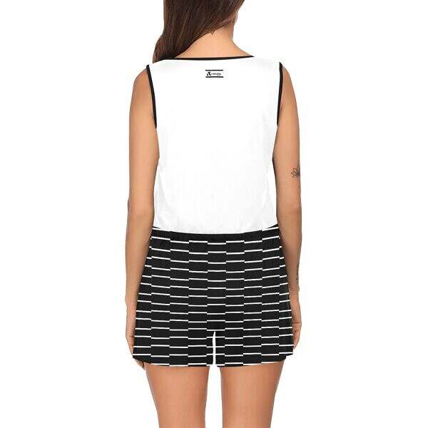 Sleeveless Short Jumpsuit - Image 7