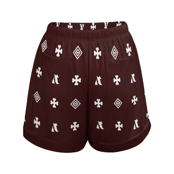 ADpld™ High Waist Loose Fit Elastic Waist Shorts - Image 2