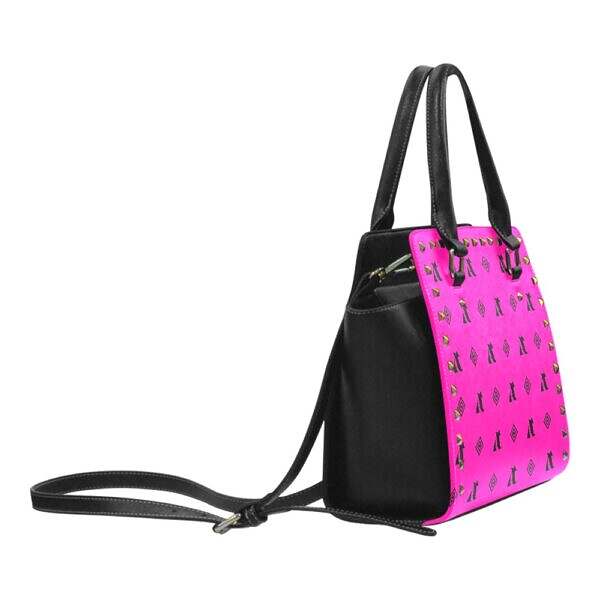 Rivet Shoulder Handbag - Image 12