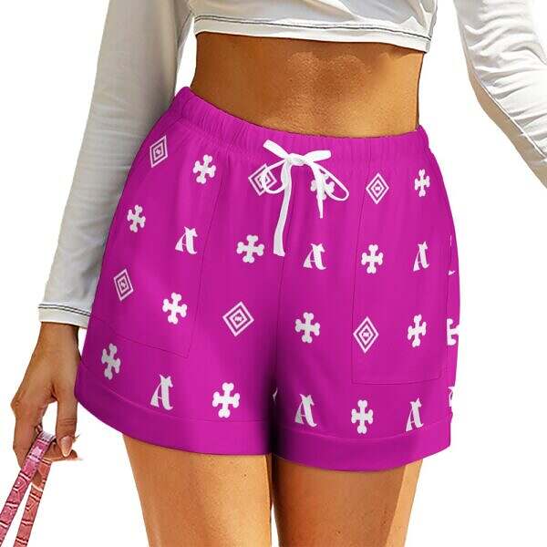 ADpld™ High Waist Loose Fit Elastic Waist Shorts - Image 13