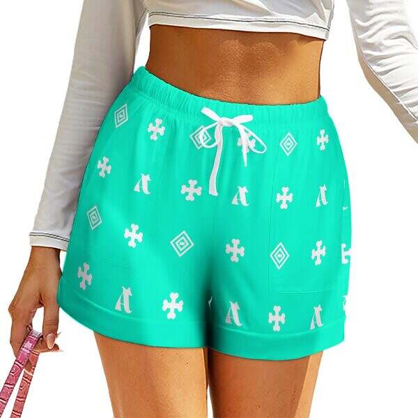 ADpld™ High Waist Loose Fit Elastic Waist Shorts - Image 21
