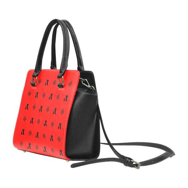 Rivet Shoulder Handbag - Image 9