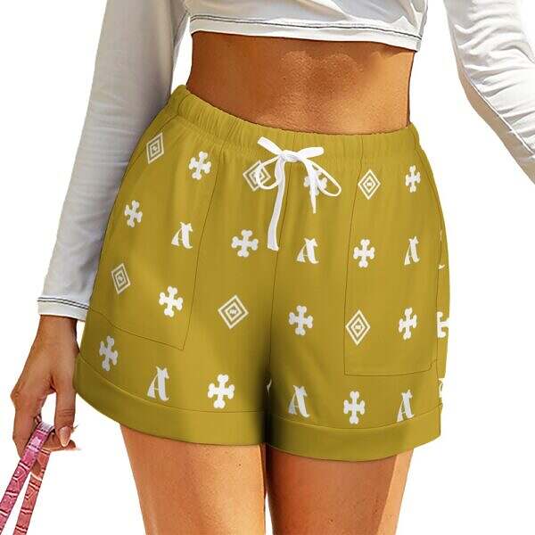 ADpld™ High Waist Loose Fit Elastic Waist Shorts - Image 25