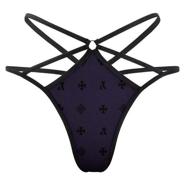 Looped Cross-Strap Thong - Image 8