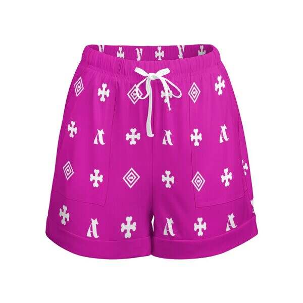 ADpld™ High Waist Loose Fit Elastic Waist Shorts - Image 16