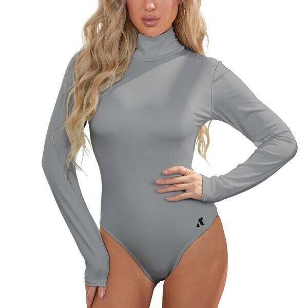 Long Sleeve Turtleneck Bodysuit - Image 49