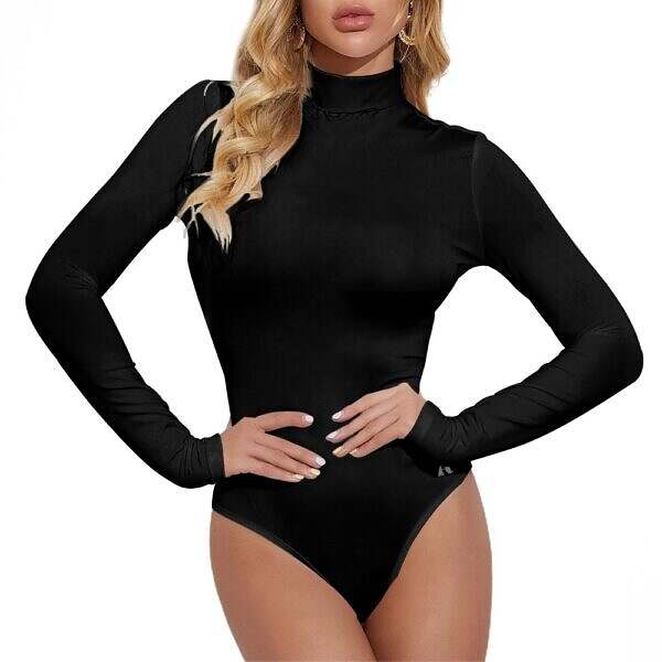Long Sleeve Turtleneck Bodysuit - Image 11