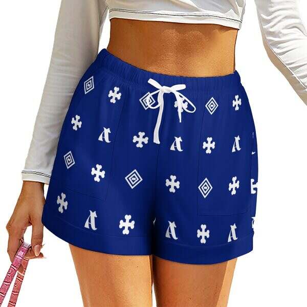 ADpld™ High Waist Loose Fit Elastic Waist Shorts - Image 33