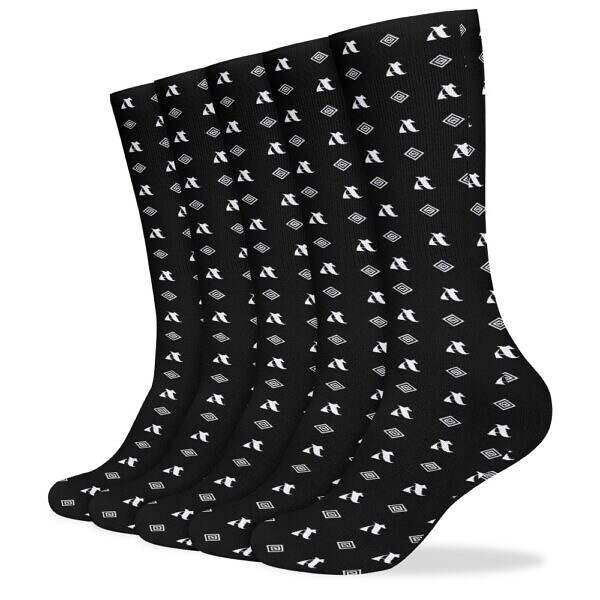 5-Pack Mid-Calf Socks