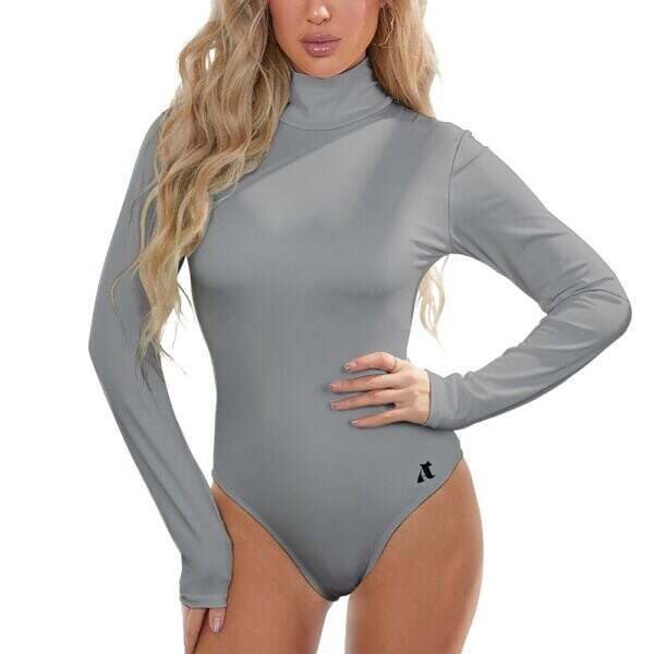 Long Sleeve Turtleneck Bodysuit - Image 47