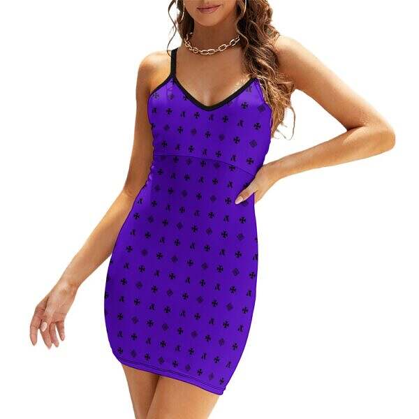Slim Fit Sling Dress - Image 37