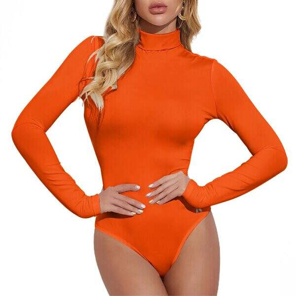 Long Sleeve Turtleneck Bodysuit - Image 18