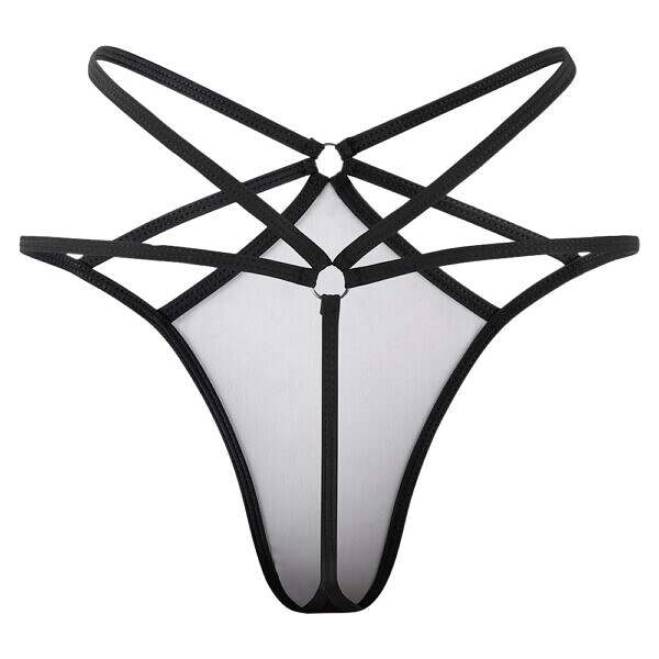 Looped Cross-Strap Thong - Image 32