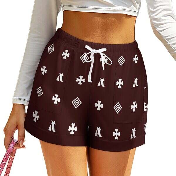 ADpld™ High Waist Loose Fit Elastic Waist Shorts - Image 3