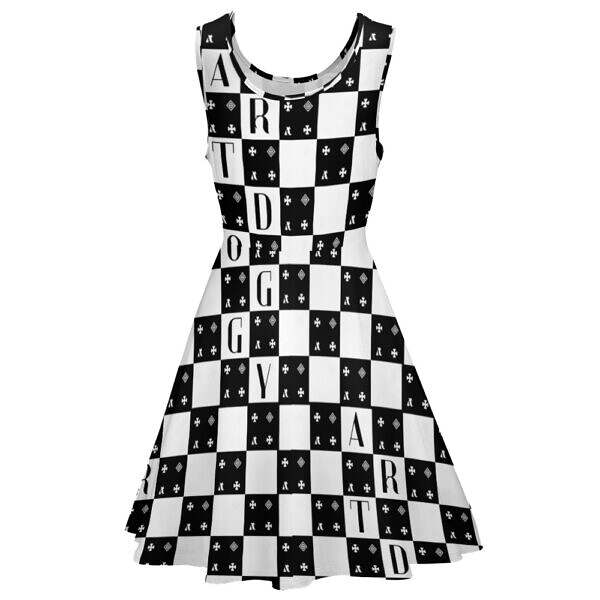 Round Neck Sleeveless Big Hem Dress - Image 8
