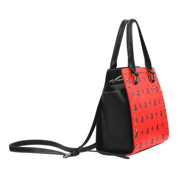 Rivet Shoulder Handbag - Image 7