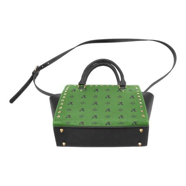 Rivet Shoulder Handbag - Image 18