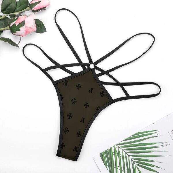 Looped Cross-Strap Thong - Image 24