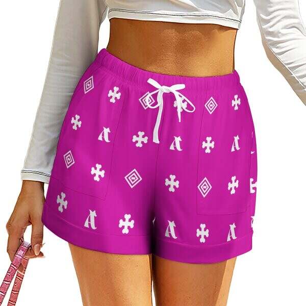 ADpld™ High Waist Loose Fit Elastic Waist Shorts - Image 15