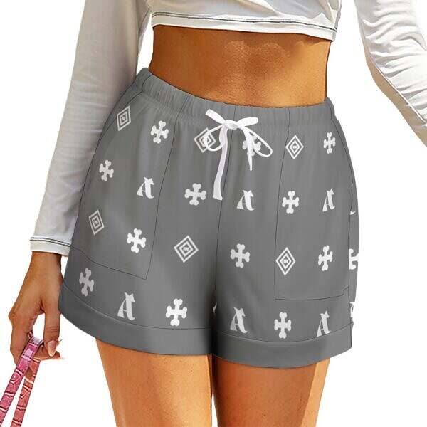 ADpld™ High Waist Loose Fit Elastic Waist Shorts - Image 17