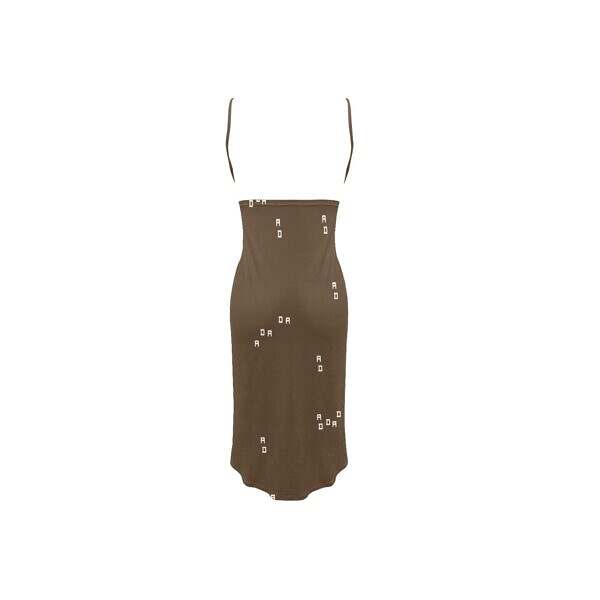 Backless Spaghetti Strap Wrap Dress - Image 36