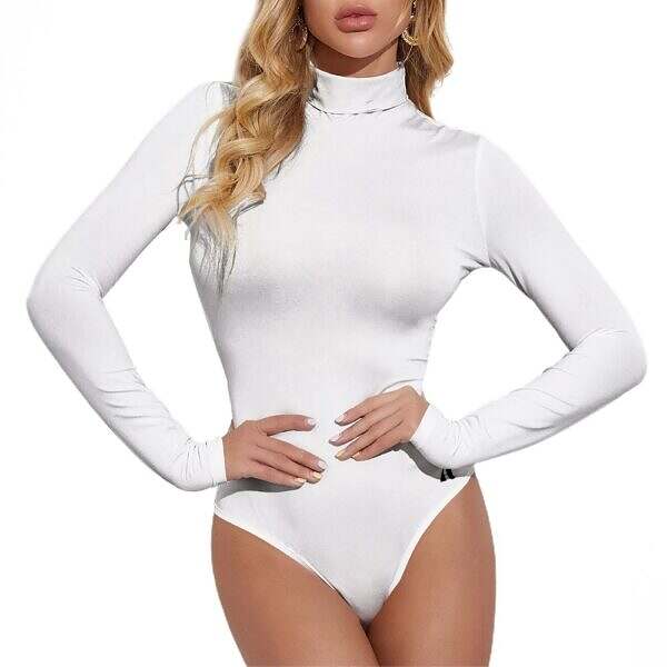 Long Sleeve Turtleneck Bodysuit - Image 37