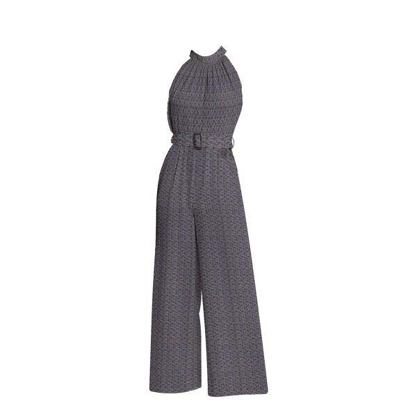 ArtDoggy™ Halter Neck Belted Jumpsuit (Prima)