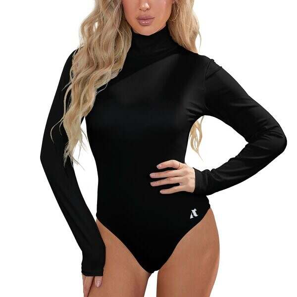 Long Sleeve Turtleneck Bodysuit - Image 9