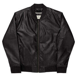 ADpld™ Women's Midnight Bomber Jacket front display zipped