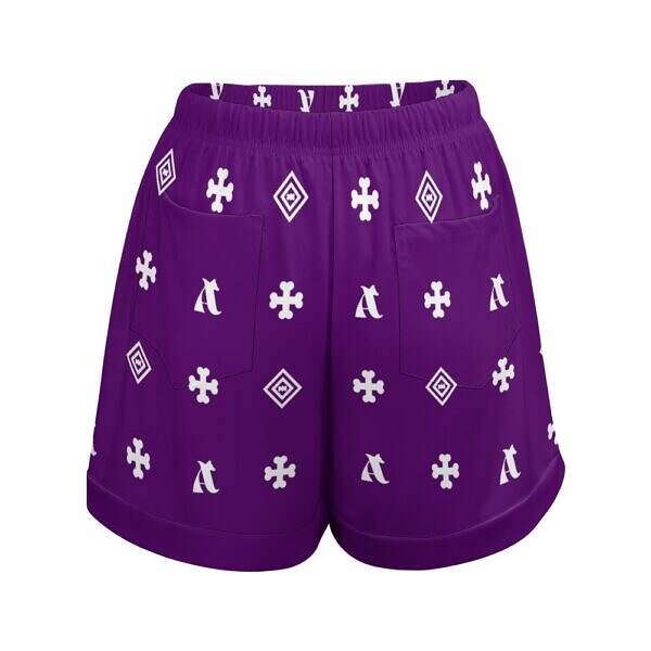 ADpld™ High Waist Loose Fit Elastic Waist Shorts - Image 6