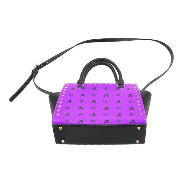 Rivet Shoulder Handbag - Image 23