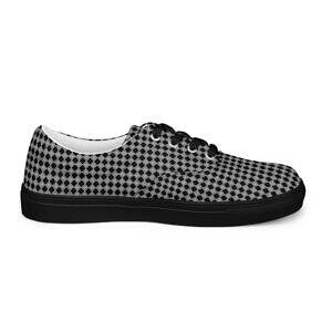 ArtDoggy™ Checker Canvas Shoe display