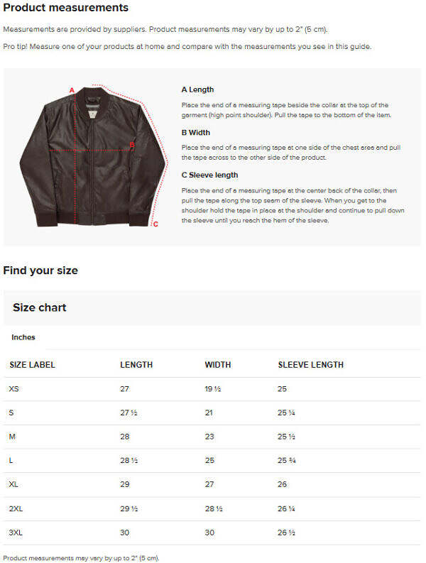 PU Leatherette Black Bomber Jacket - Image 14