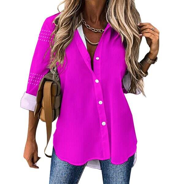 ADpld™ Relaxed Hem Button Up Shirt - Image 30