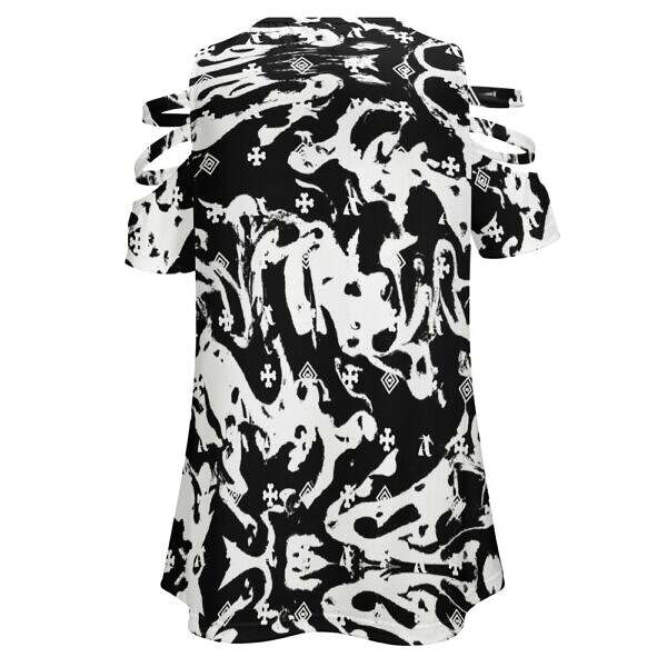 ADpld™ Shredded Shoulder Zip Top - Image 16