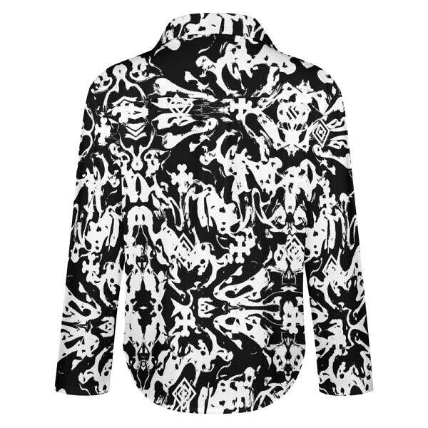 ADpld™ Relaxed Hem Button Up Shirt - Image 4