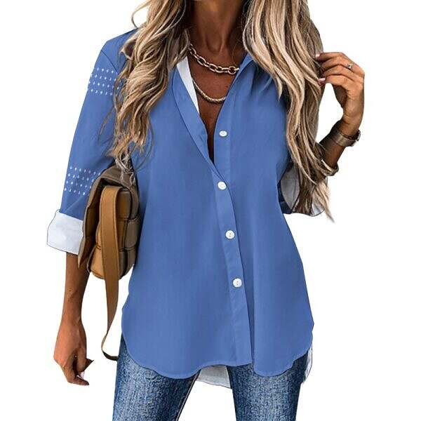 ADpld™ Relaxed Hem Button Up Shirt - Image 37