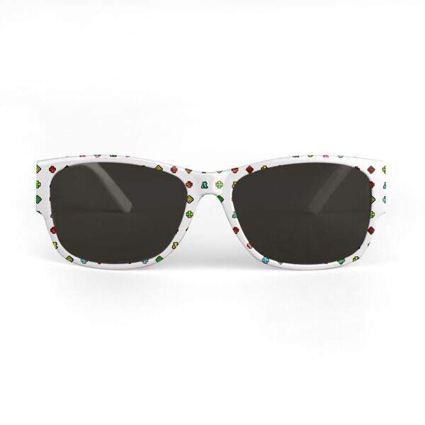 ADpld™ Multicolor White Sunglasses
