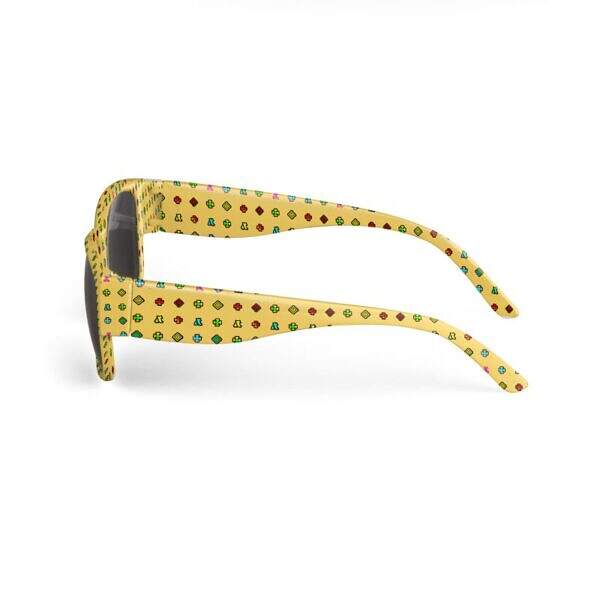 ADpld™ Multicolor Yellow Sunglasses Left Profile