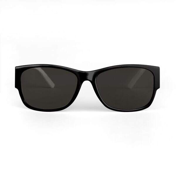 ADpld™ Striker Black Sunglasses Front Profile