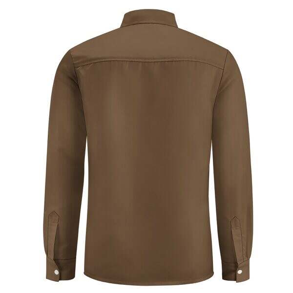Peach Velvet Pocketed Long Sleeve Shirt - Image 32