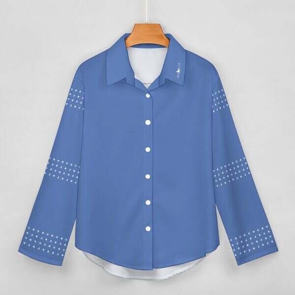 ADpld™ Relaxed Hem Button Up Shirt - Image 36