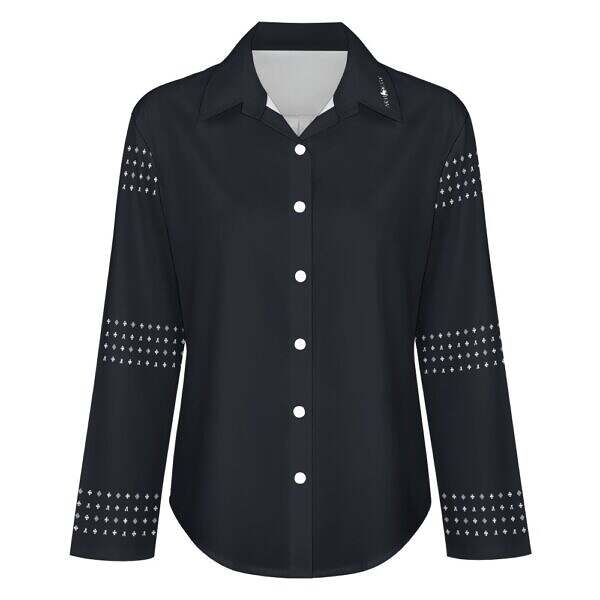 ADpld™ Relaxed Hem Button Up Shirt - Image 43