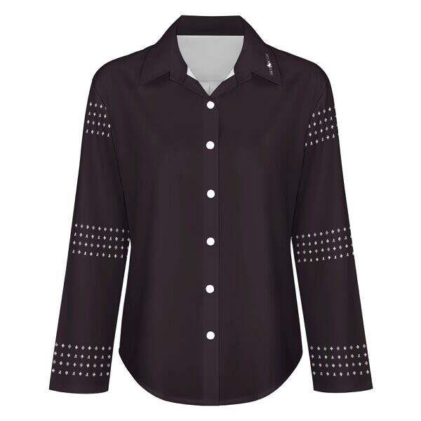 ADpld™ Relaxed Hem Button Up Shirt - Image 48